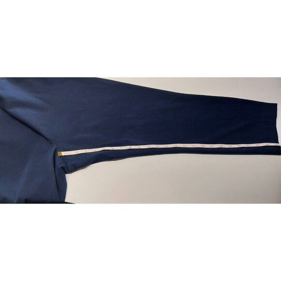 Ralph Lauren Women 16 W Curvy Pants Navy Blue Stretch Ankle Cotton Viscose Blend - Picture 9 of 12
